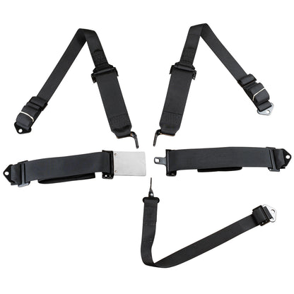 Zamp 5-Point 3"/2" Pull-Down Harness HARNET01003 (underside view)