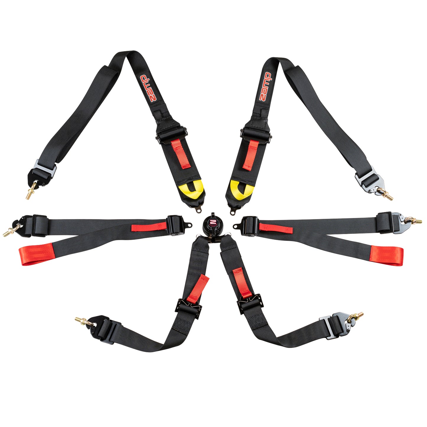 Zamp FIA 8853-2016 3"/2" 6-point Pull Down  Harness