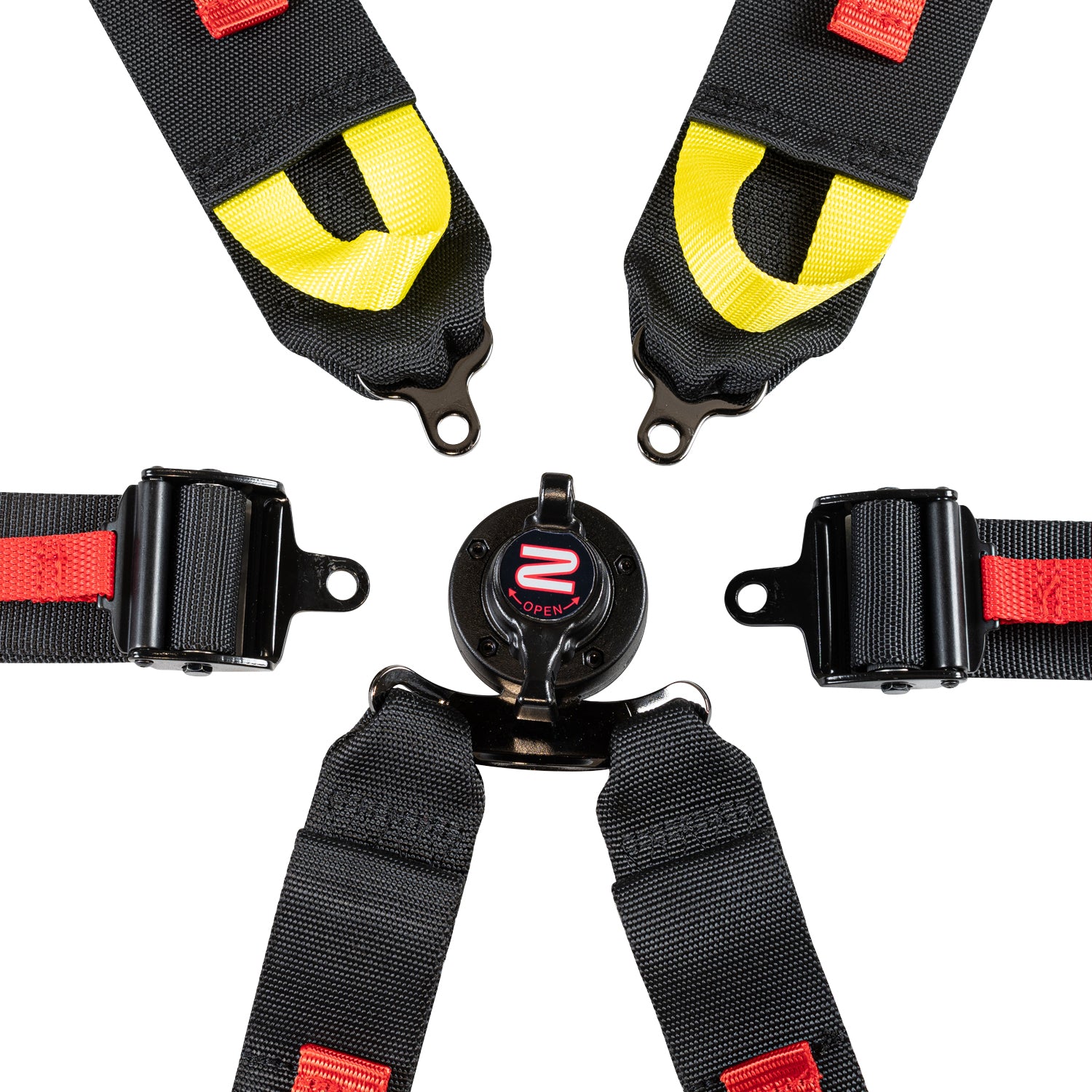 FIA 8853-2016 3"/2" 6-point Pull Down (Out) Seat Harness (Latch)