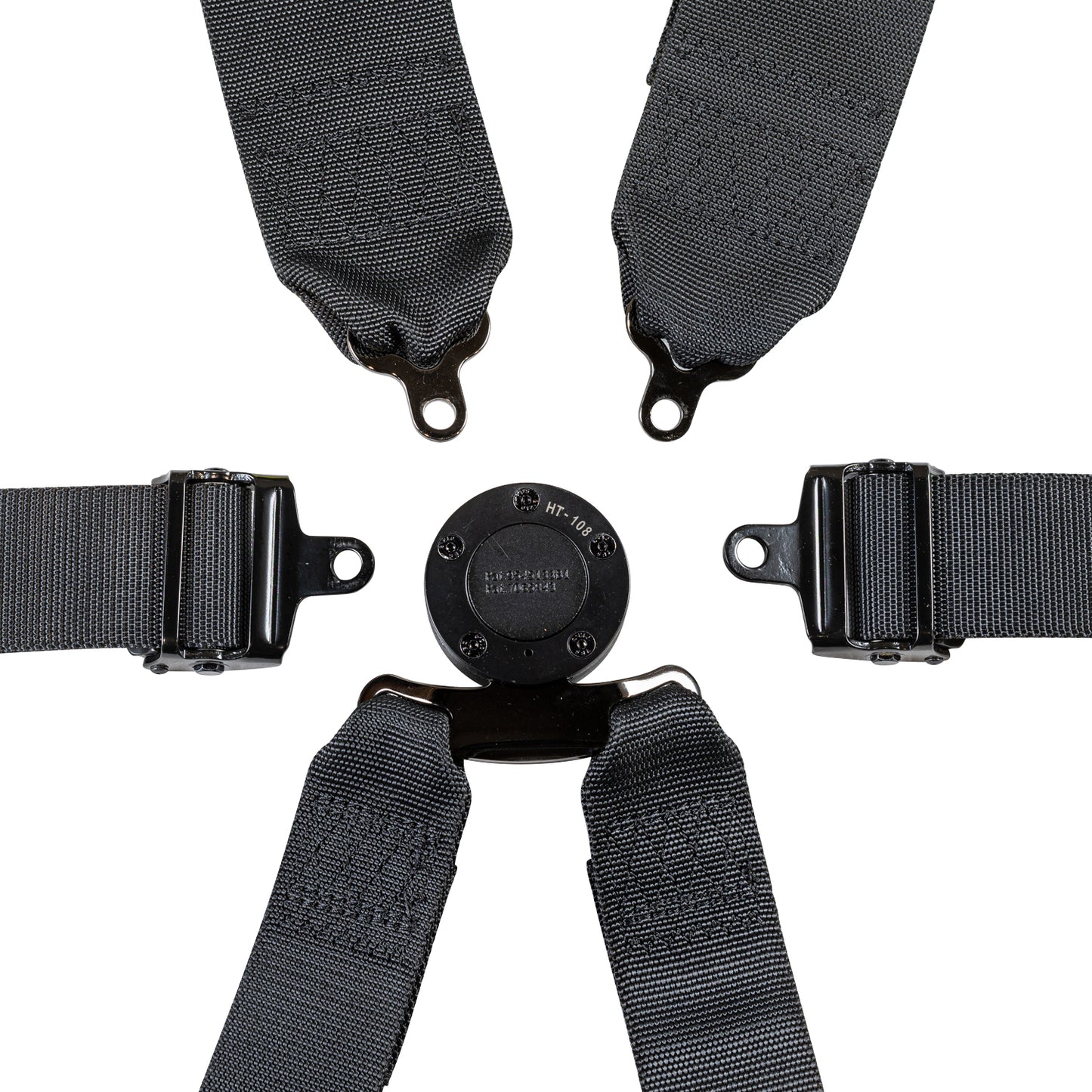 FIA 8853-2016 3"/2" 6-point Pull Down (Out) Seat Harness (underside of Camlock)