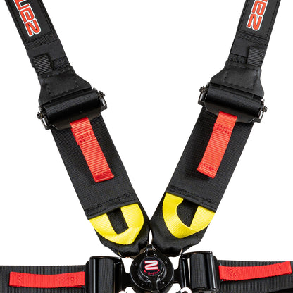 FIA 8853-2016 3"/2" 6-point Pull Down (Out) Seat Harness (detail of belts)