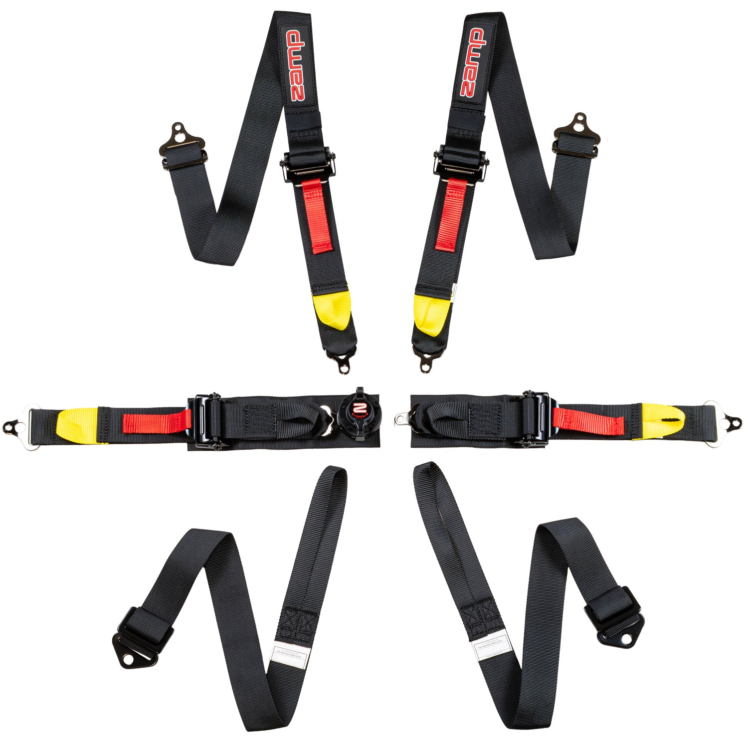 Zamp 6-Point 2" Pull-Down Harness, FIA 8853-2016 HARN04F004