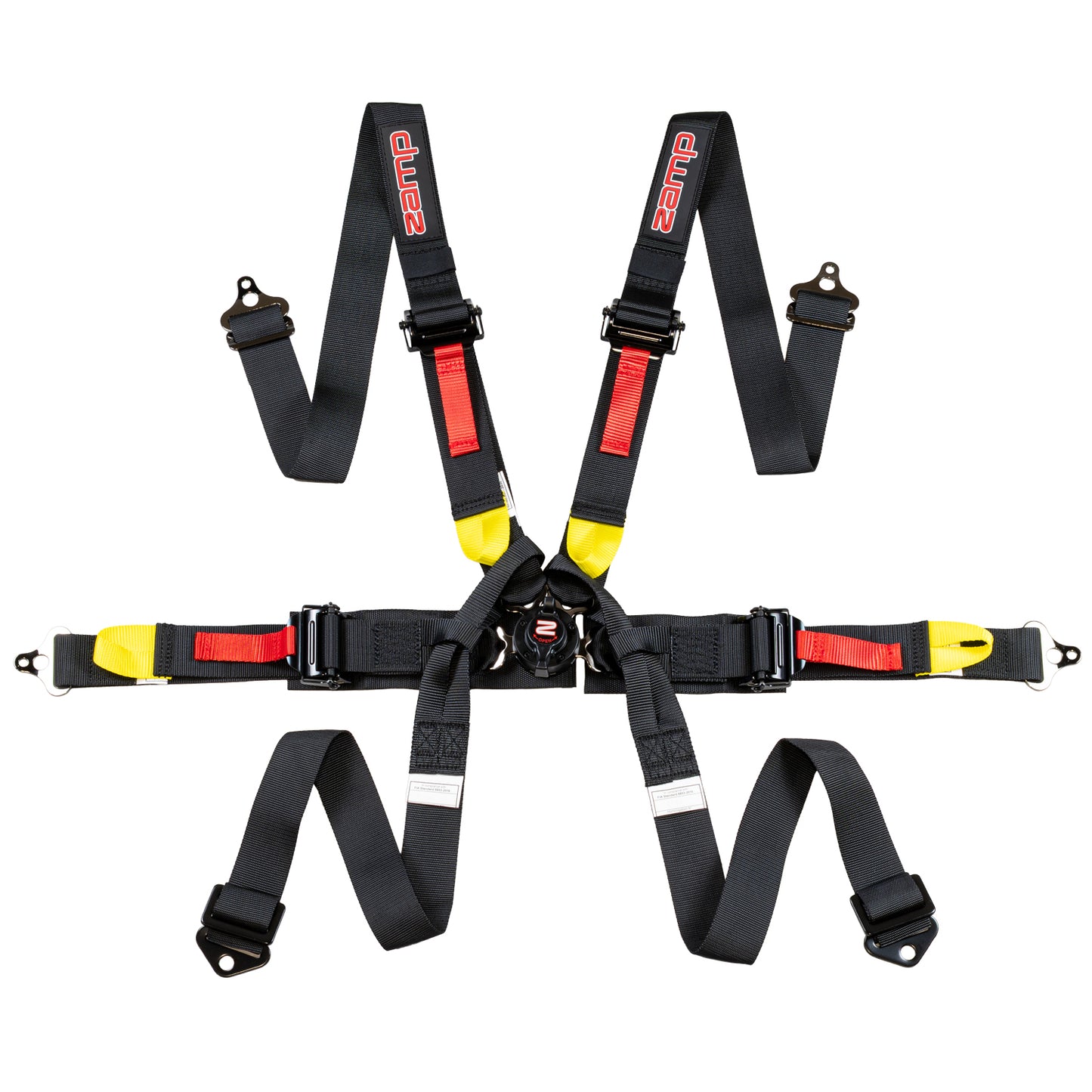 Zamp 6-Point 2" Pull-Down Harness, FIA 8853-2016 HARN04F004
