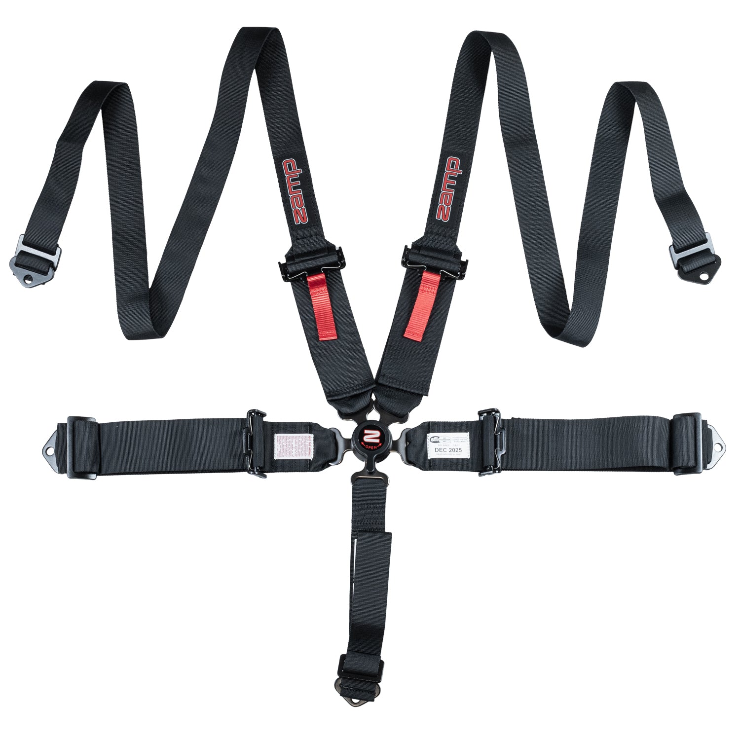 Zamp 3" to 2" 5-Point Ratchet Harness, SFI 16.1 HARN07S003