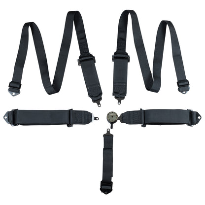 Zamp 3" to 2" 5-Point Ratchet Harness, SFI 16.1 (underside)