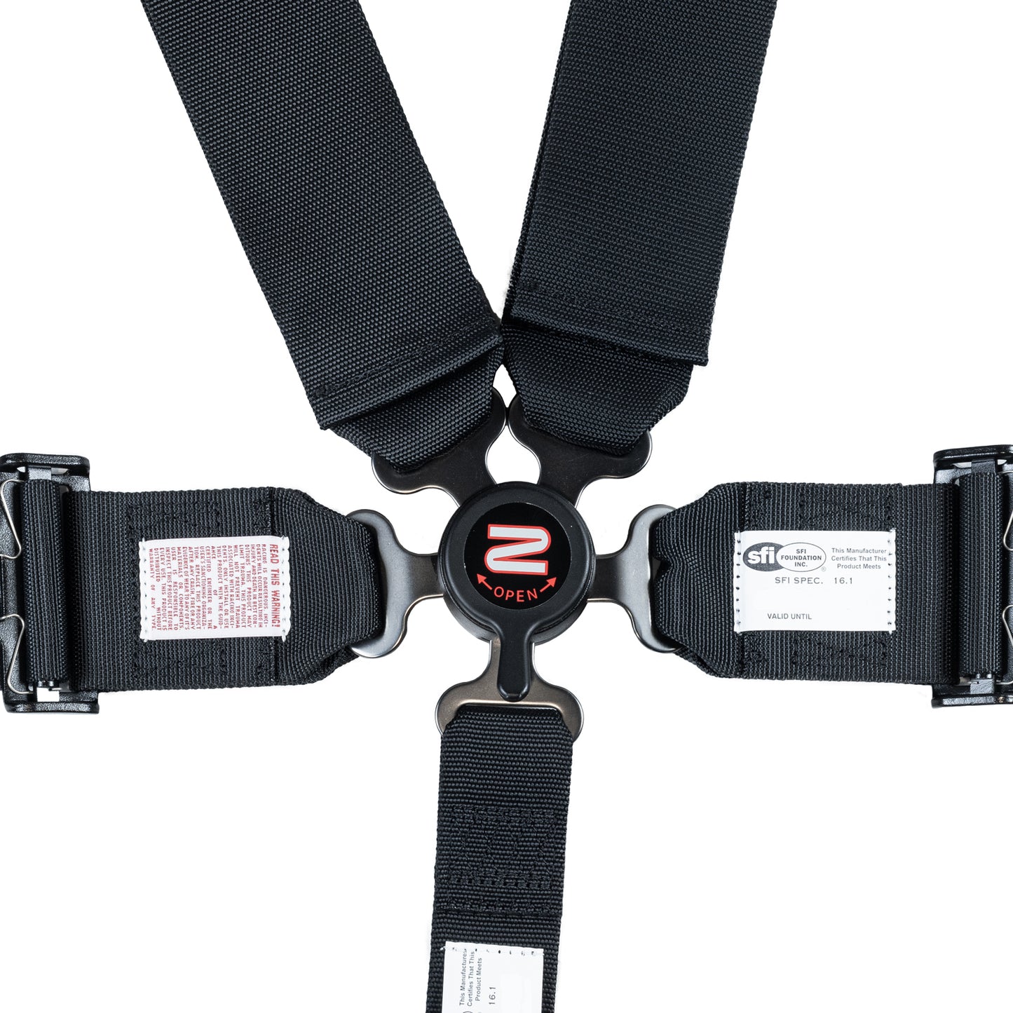 Zamp 3" to 2" 5-Point Ratchet Harness, SFI 16.1 HARN07S003 (underside of latch)