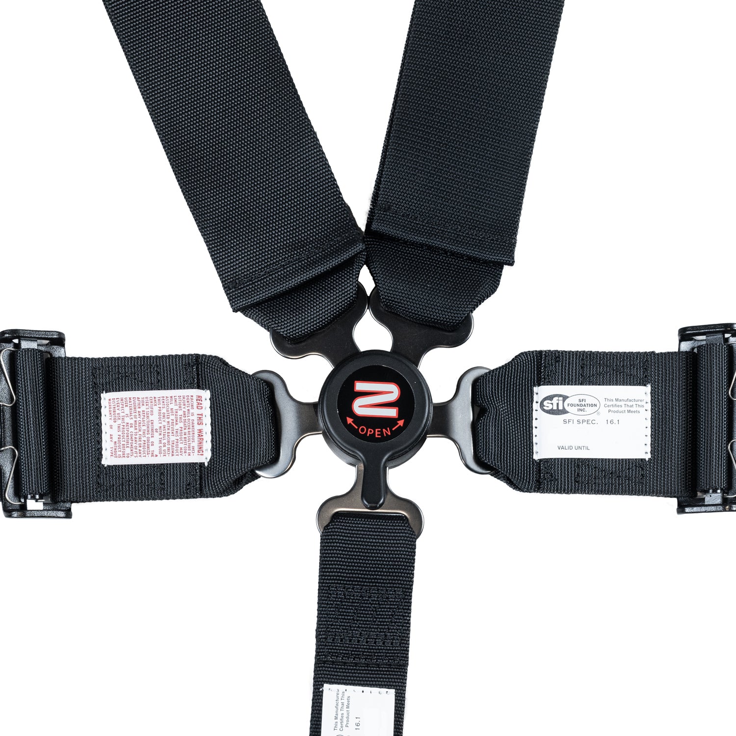 Zamp 3" to 2" 5-Point Ratchet Harness, SFI 16.1 HARN07S003 (underside of latch)