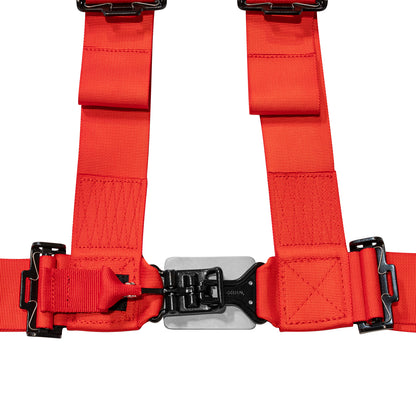 Zamp 4-Point UTV Seat Harness HARN104002 (Red), detail of latch system