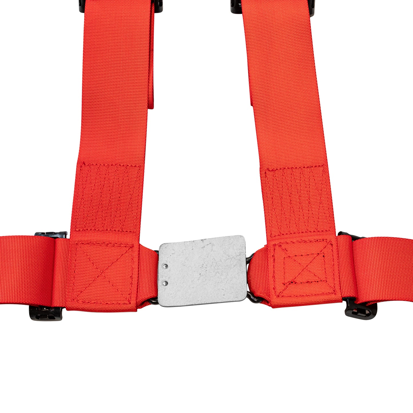 Zamp 4-Point UTV Seat Harness HARN104002 (Red), detail of underneath of latch