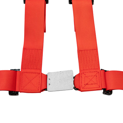 Zamp 4-Point UTV Seat Harness HARN104002 (Red), detail of underneath of latch