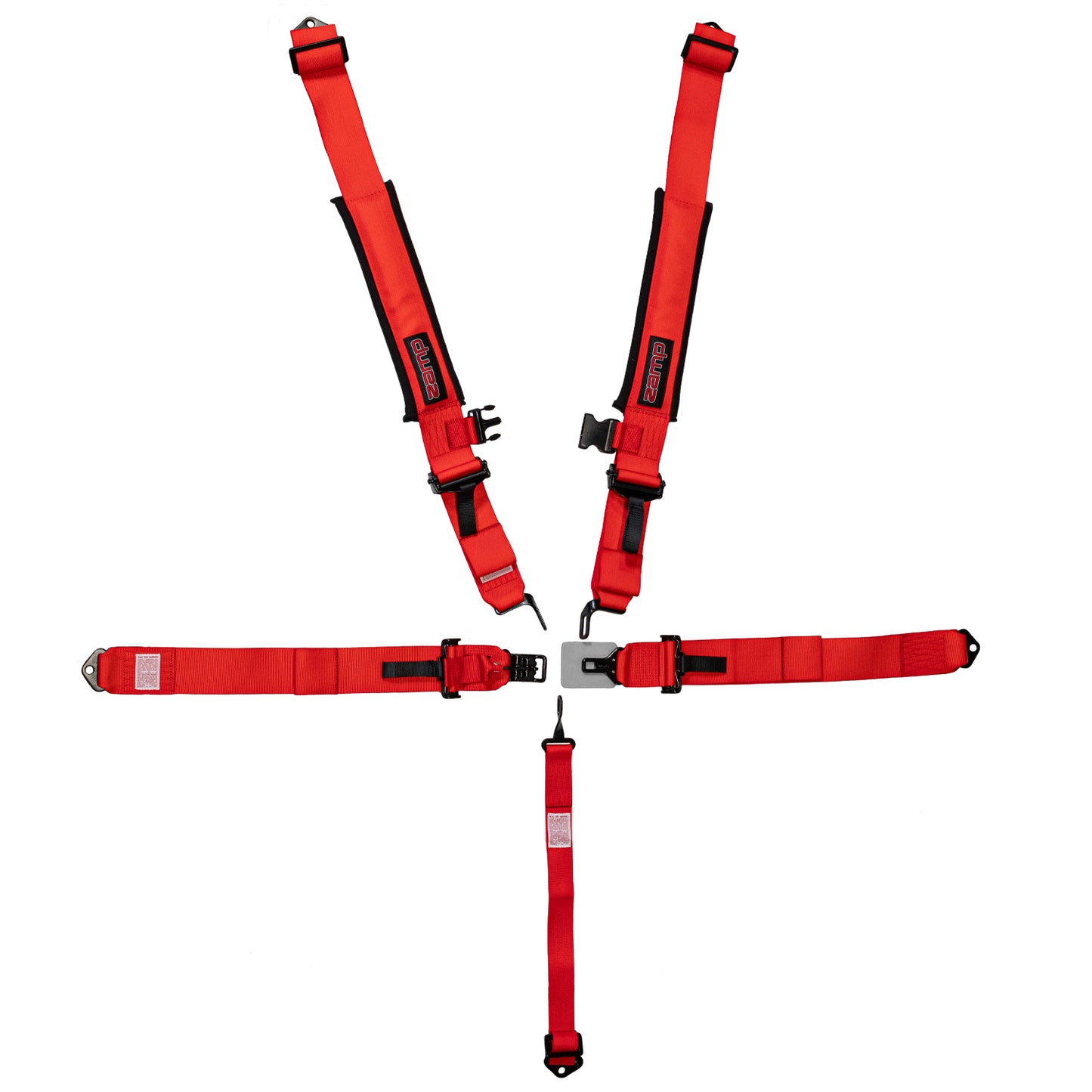Zamp 5-Point UTV Pull-Down Harness HARN105003 (Red)