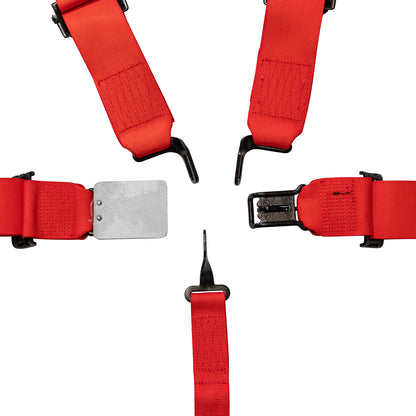 Zamp 5-Point UTV Pull-Down Harness HARN105003 (Red), Latch