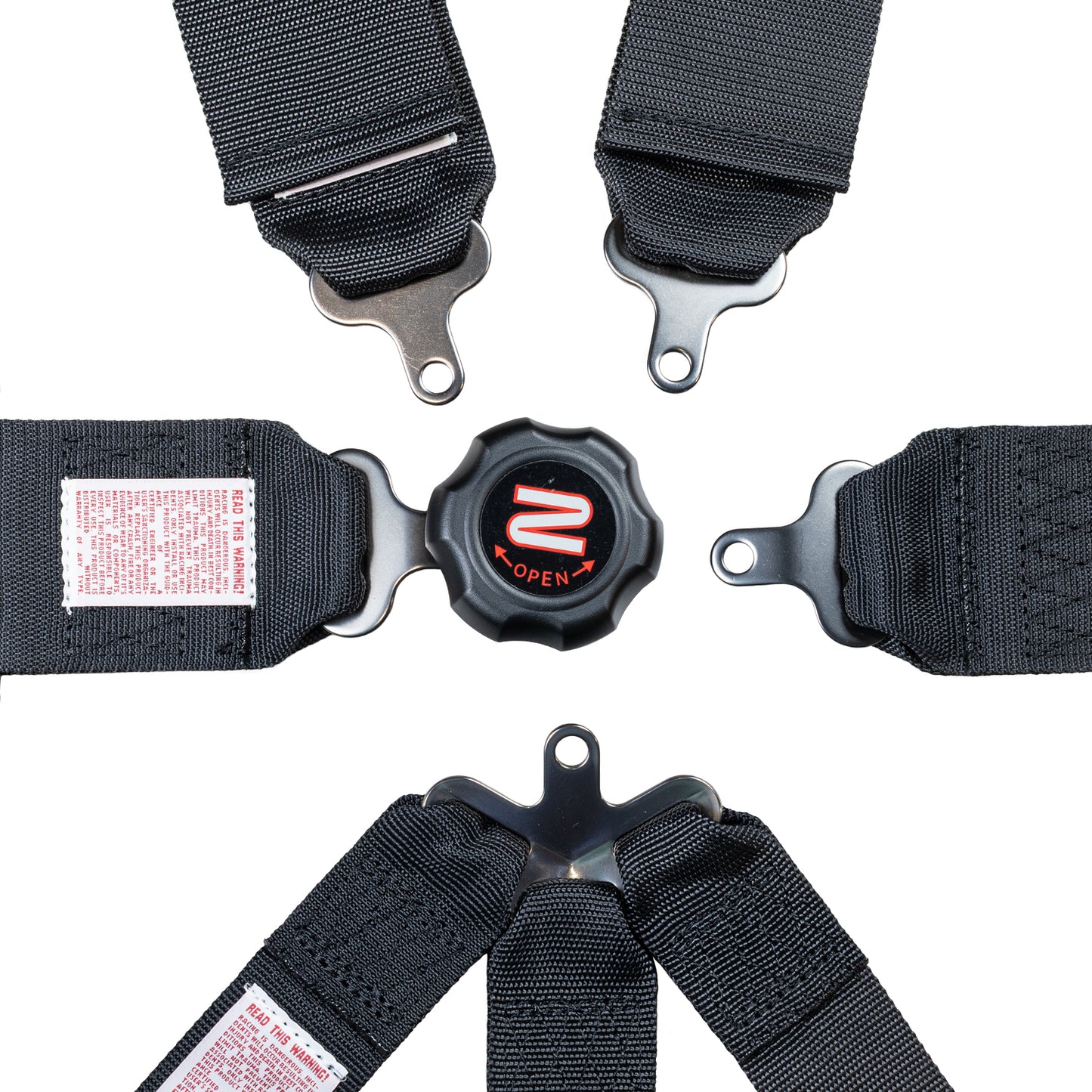 Zamp 7-point U Loop Shoulder Seat Harness (Latch)