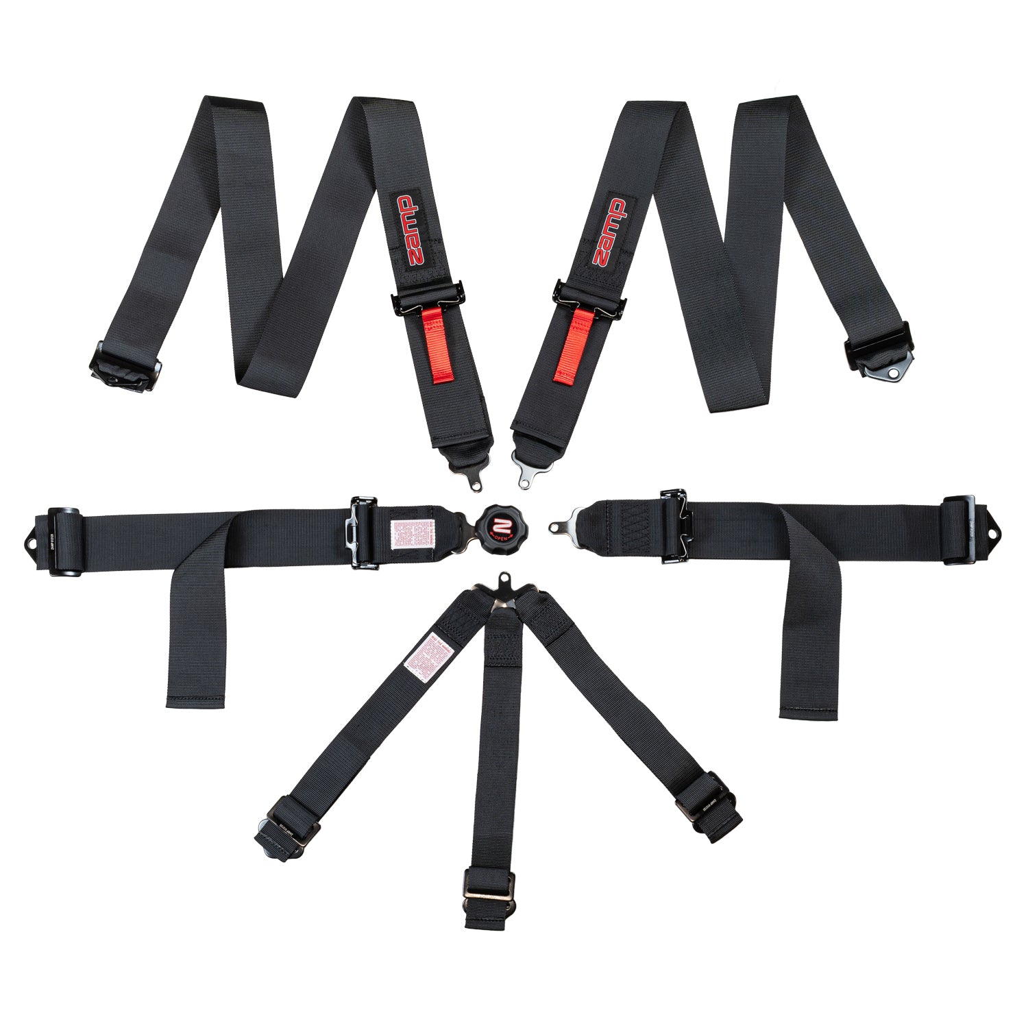 Zamp 7-Point 3x3 Pull Down Harness, SFI 16.5 HARN12003