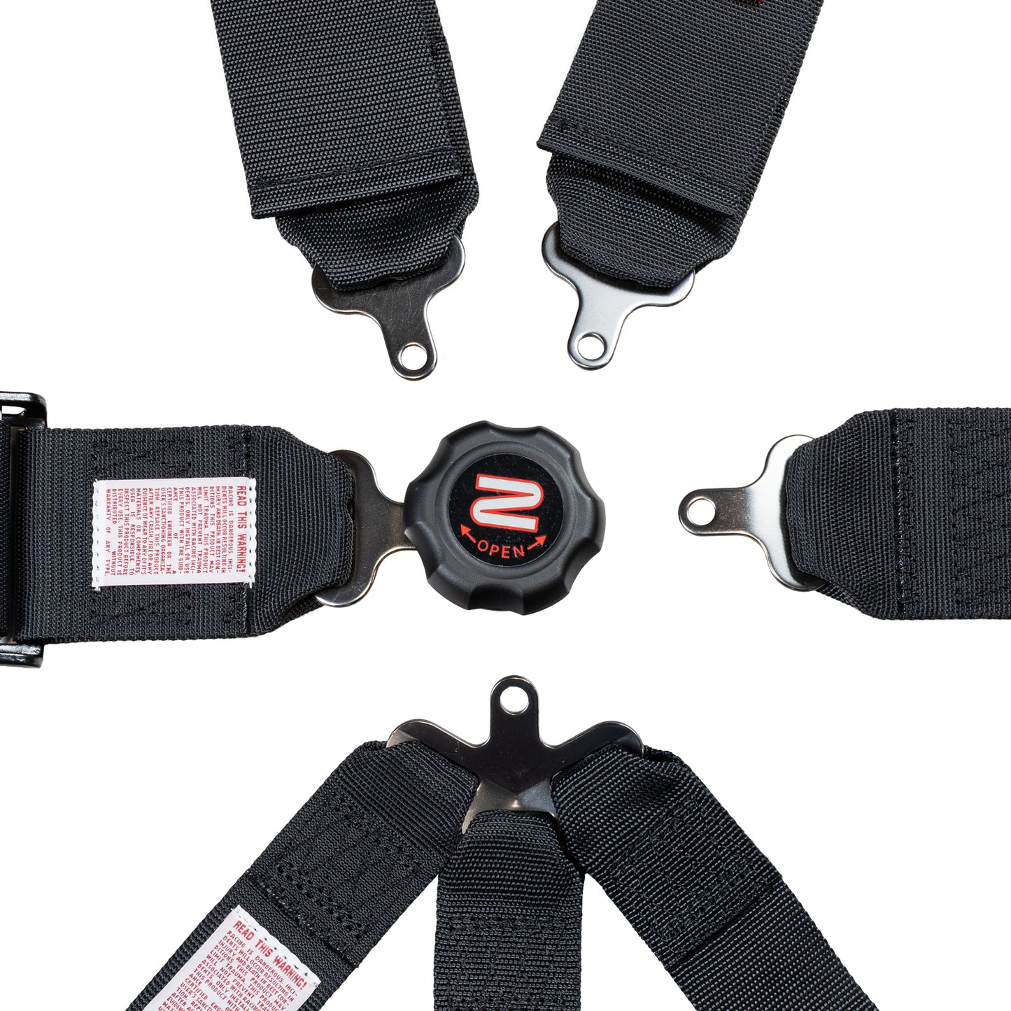 Zamp 7-Point 3x3 Pull Down Harness, SFI 16.5 HARN12003 (Latch)