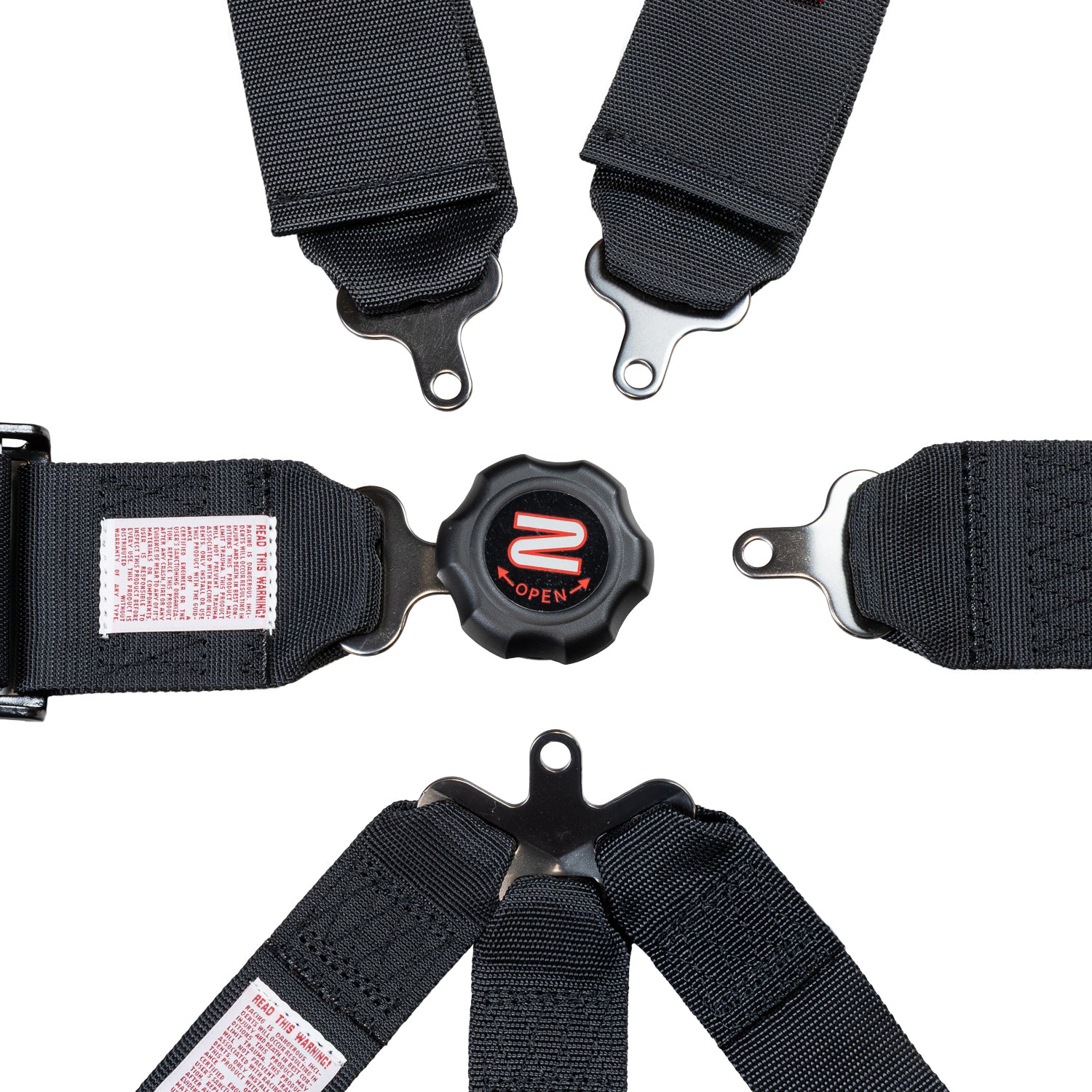Zamp 7-Point 3x3 Pull Down Harness, SFI 16.5 HARN12003 (Latch)