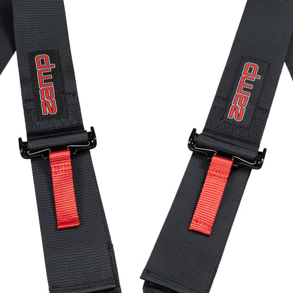 Zamp 7-Point 3x3 Pull Down Harness, detail of polyester belts