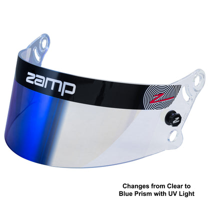 Zamp Z-20 Photochromatic Prism Shield (Blue Prism)