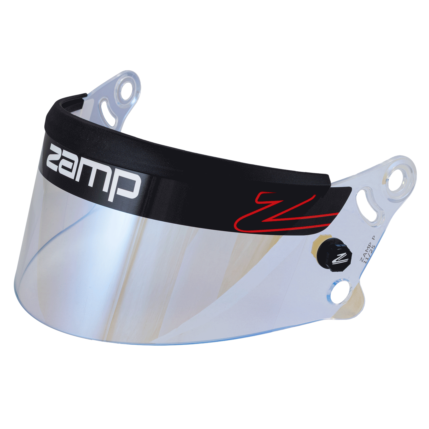 Zamp Z-20 Photochromatic Anti-Fog Dirt Shield (Blue Prism) - shield transitions from light to dark depending on weather conditions