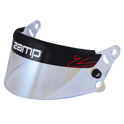 Zamp Z-20 Photochromatic Anti-Fog Dirt Shield (Blue Prism) - shield transitions from light to dark depending on weather conditions