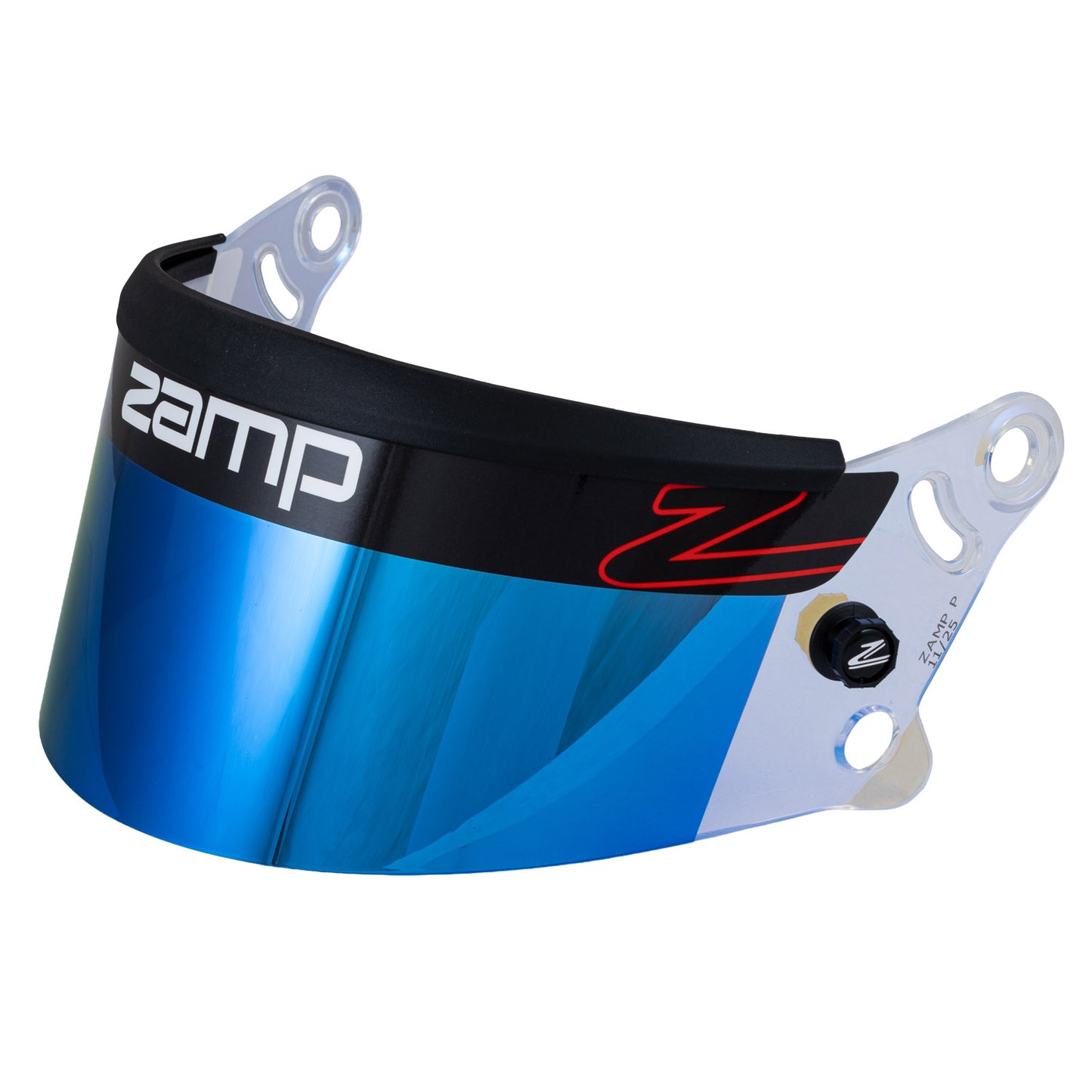Zamp Z-20 Photochromatic Anti-Fog Dirt Shield (Blue Prism), shield is dark for bright sun