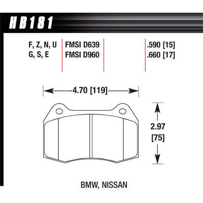 Hawk Brake Pads BMW