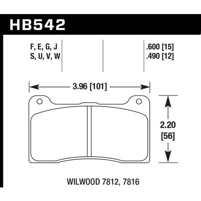 Hawk Brake Pad DT-50 7812 / 7816