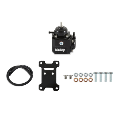 Holley Fuel Pressure Regulator 12-1000 (shown with included components)