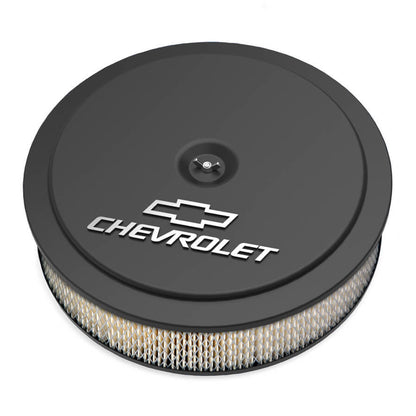 Holley 14"x3" Air Cleaner GM Muscle Series Black