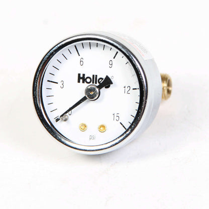 Holley 0-15 psi Fuel Pressure Gauge