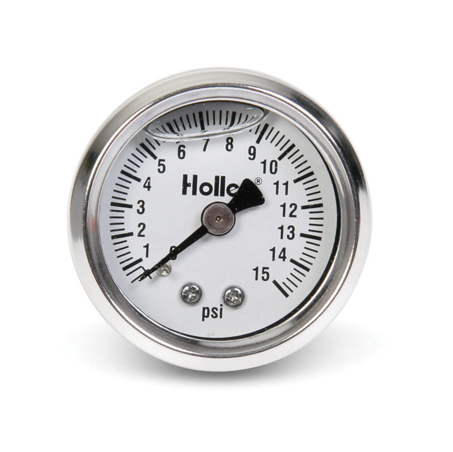 Holley 0-15 psi Fuel Press Gauge