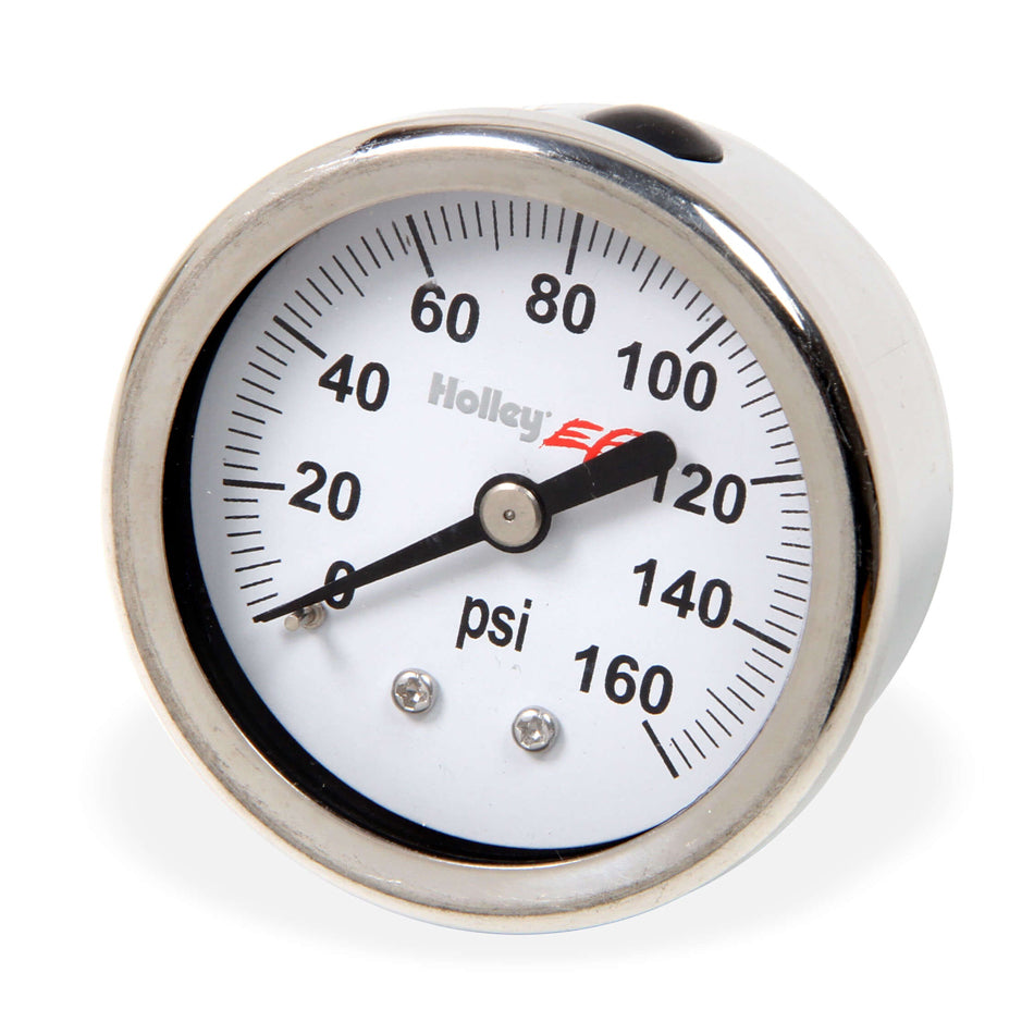Holley Fuel Pressure Gauge, 0-160 psi