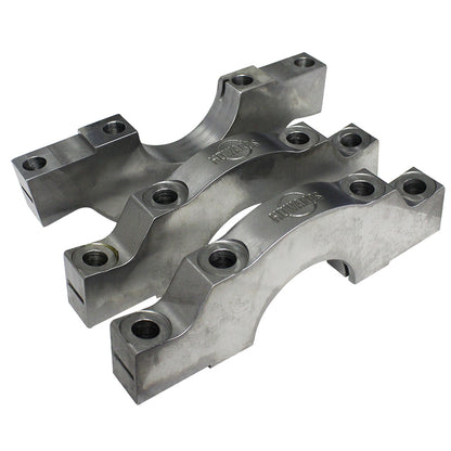 Howards Extreme Billet Main Caps, SB Chevy 350, Converts 2-Bolt to 4-Bolt, Splayed Outer Bolts
