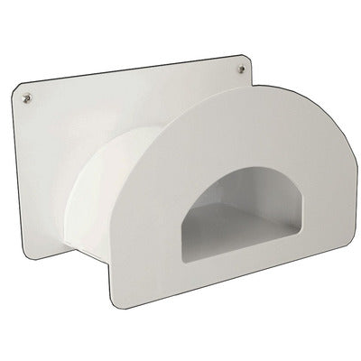 Hepfner Air Hose Rack w/Cubby White HRP6281-WHT