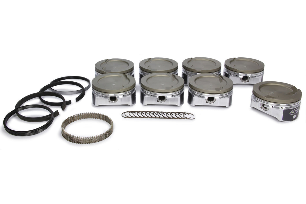 Icon LS 6.0/6.2L Dish Forged Piston/Ring Set 4.030 - IC529CAKTS.030