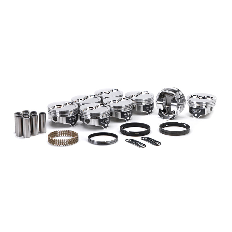 Icon BBM Dished Piston Set 4.350 Bore  -26.7cc - IC842.030