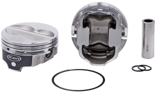 Icon SBC F/T Forged Piston Set 4.030 Bore -10cc - IC9961.030