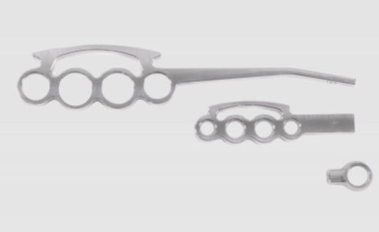 Ididit 2500300030 Billet Lever Kit Brushed Aluminum Grip Style
