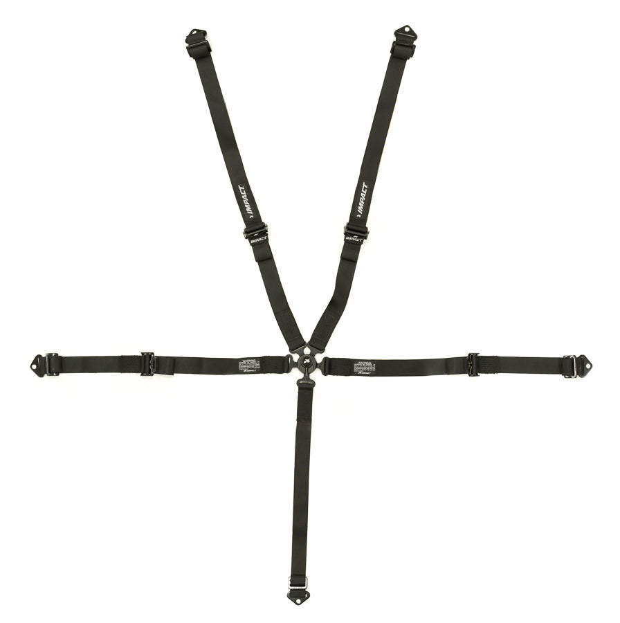 Impact Quarter Midget Junior Camlock Harness (Black)