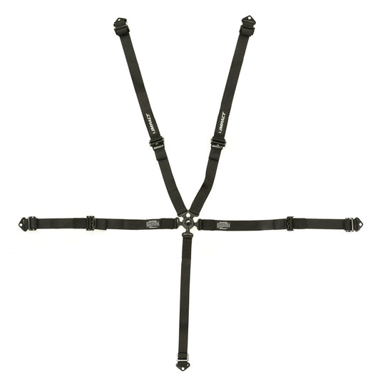 Impact Quarter Midget Junior Camlock Harness (Black)