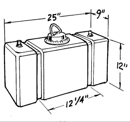 JAZ Circle Track Fuel Cell 10-Gallon 200-010-01