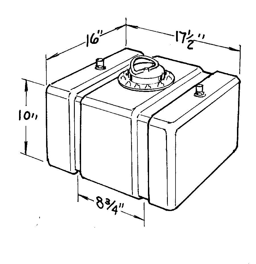 JAZ Circle Track Fuel Cell 12-Gallon 200-012-01