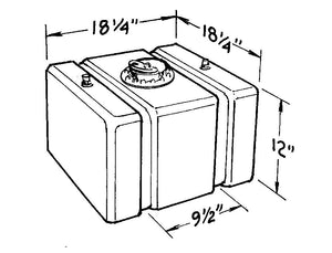 JAZ Circle Track Fuel Cell 16-Gallon 200-116-01