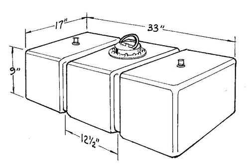 JAZ Circle Track Fuel Cell 22-Gallon 200-122-01