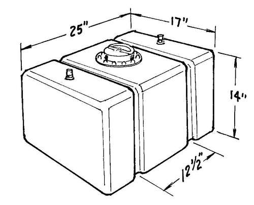 JAZ Circle Track Fuel Cell 22-Gallon 200-222-01