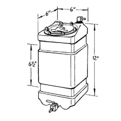 JAZ Junior Dragster Fuel Cell 1-Gallon