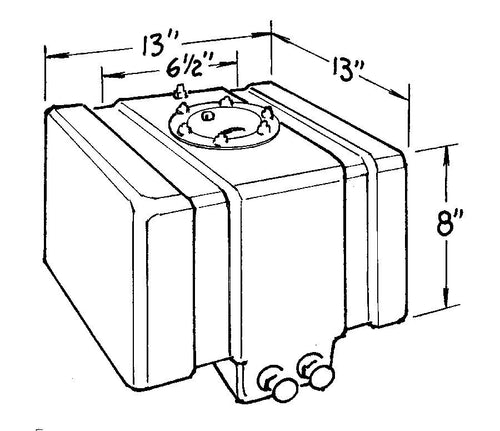 JAZ 5-Gallon Drag Race Cell 3-Gallon 250-005-01