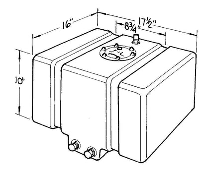 JAZ Drag Race Cell 12-Gallon 250-012-01