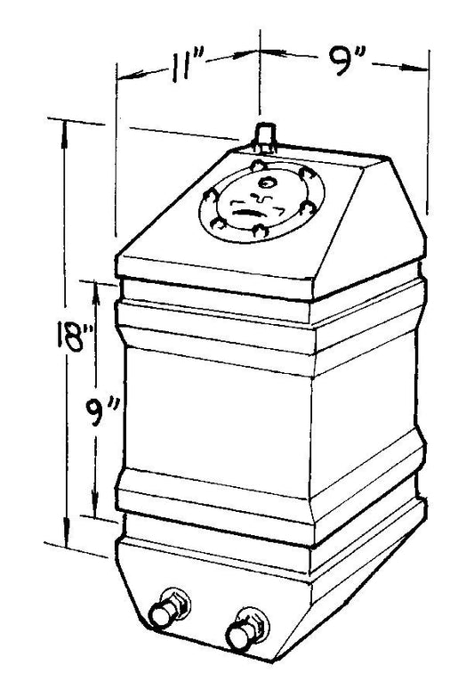 JAZ Drag Race Cell 5-Gallon 250-105-01