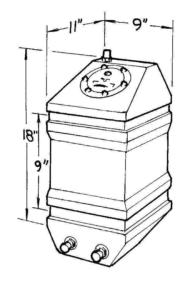 JAZ Drag Race Cell 5-Gallon 250-105-01